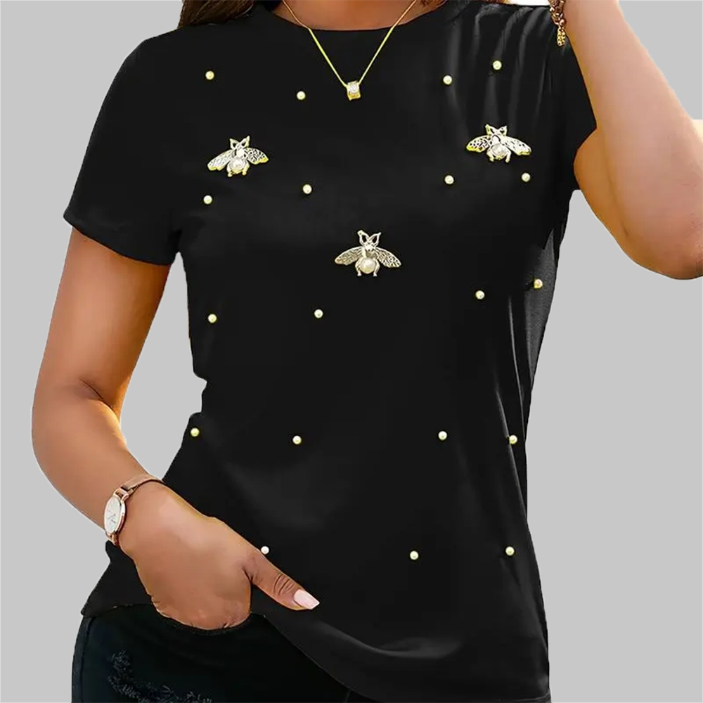 Beaded women t-shirt