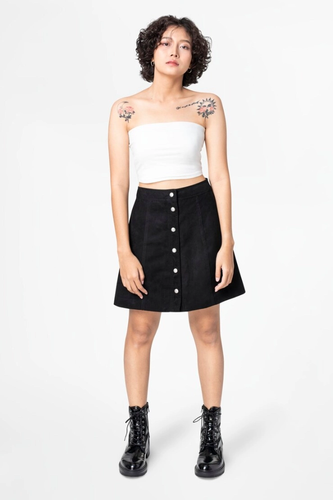 fashion women blank skirt