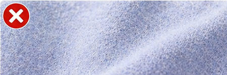 Rough fabric comfort