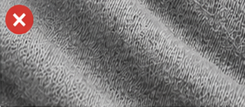 Low quality polo fabric