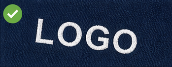 Durable polo logo