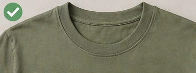 Premium overall garment appearance