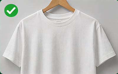 Premium embroidered garment appearance