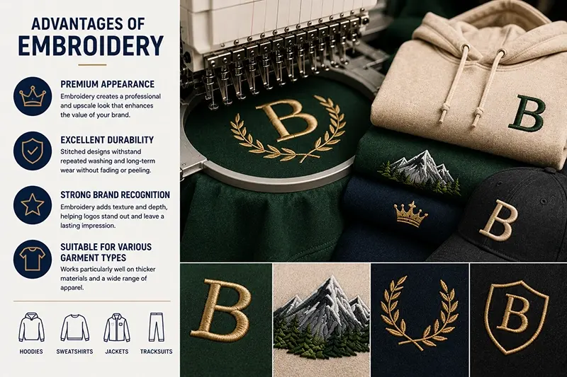 Advantages of Embroidery