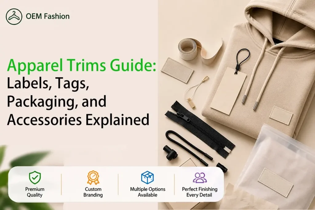 Apparel Trims Guide Labels Tags Packaging and Accessories Explained