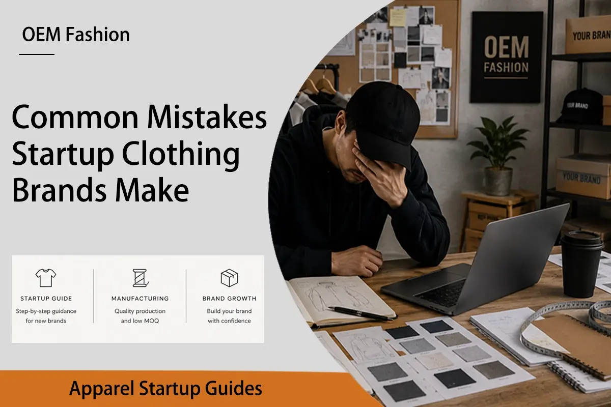 Common Mistakes Startup Clothing Brands Make