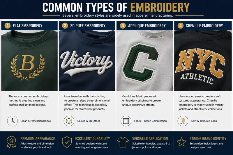Common Types of Embroidery