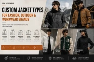 Custom Jacket Types for Fashion, Outdoor & Workwear Brands