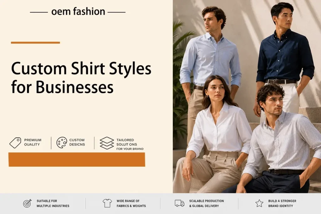 Custom Shirt Styles for Businesses