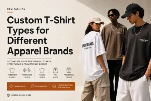 Custom T-Shirt Types for Different Apparel Brands1