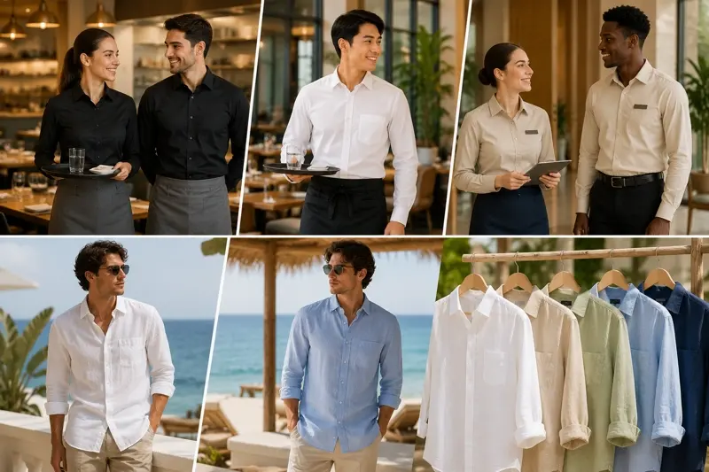 Hospitality Uniform Shirts for Service Industries