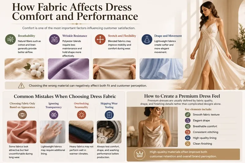 How Fabric Affects Dress Comfort and Performance