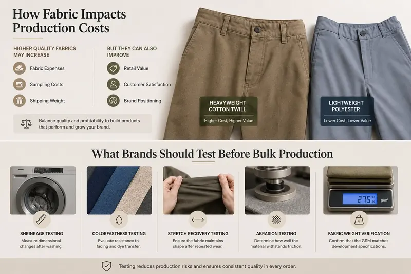 How Fabric Impacts Production Costs
