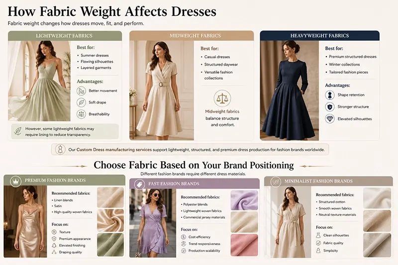 How Fabric Weight Affects Dresses