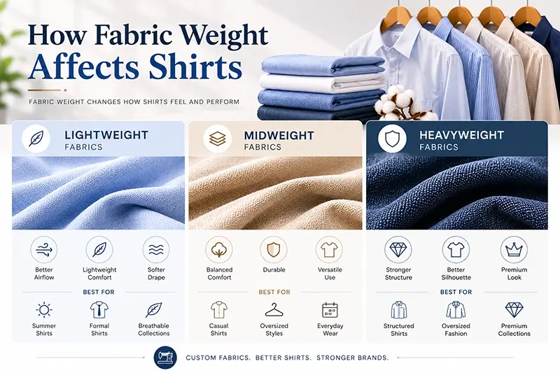 How Fabric Weight Affects Shirts