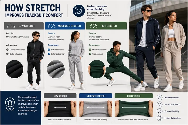 How Stretch Improves Tracksuit Comfort