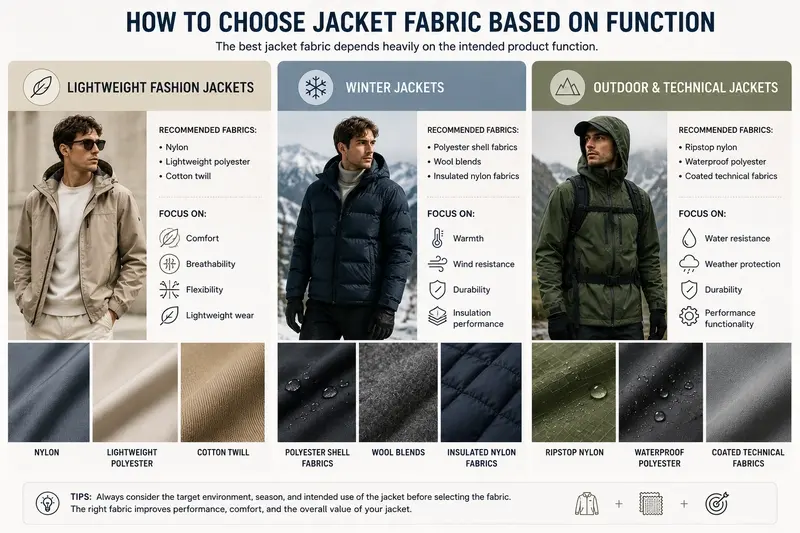How to Choose Jacket Fabric Based on Function