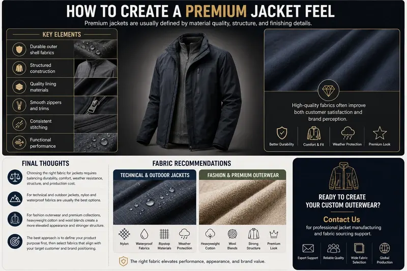 How to Create a Premium Jacket Feel