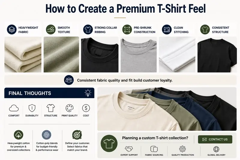 How to Create a Premium T-Shirt Feel