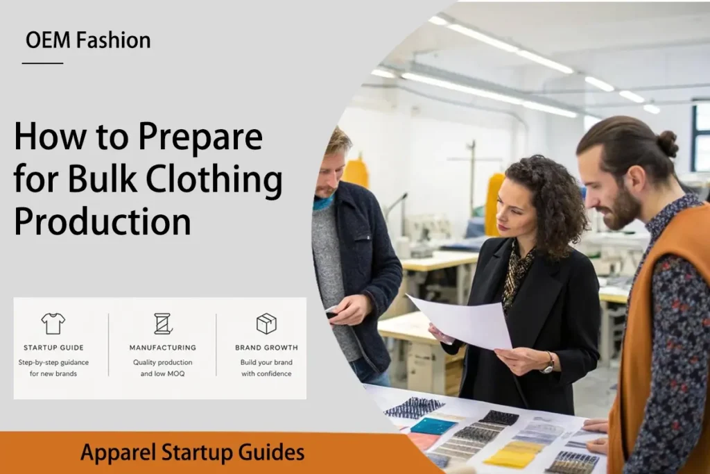 How to Prepare for Bulk Clothing Production