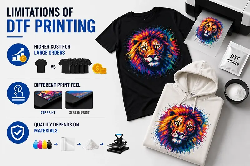 Limitations of DTF Printing