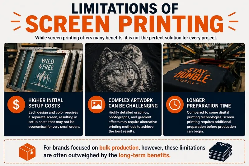 Limitations of Screen Printing
