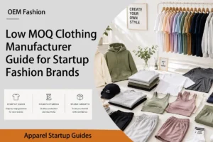 Low MOQ Clothing Manufacturer Guide for Startup Fashion Brands