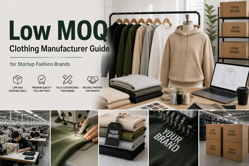 Low MOQ Clothing Manufacturer Guide for Startup