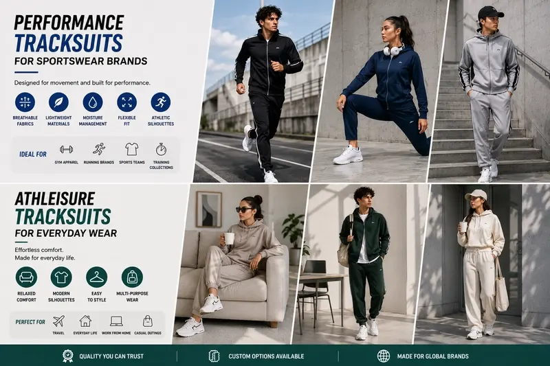 Performance Tracksuits for Sportswear Brands
