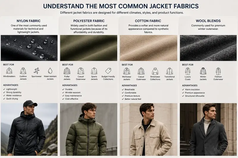 Understand the Most Common Jacket Fabrics