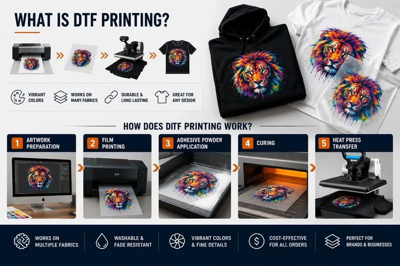 What Is DTF Printing Complete Guide for Clothing Brands