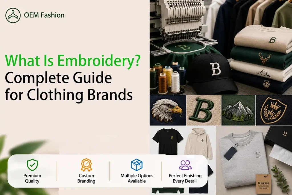 What Is Embroidery Complete Guide for Clothing Brands