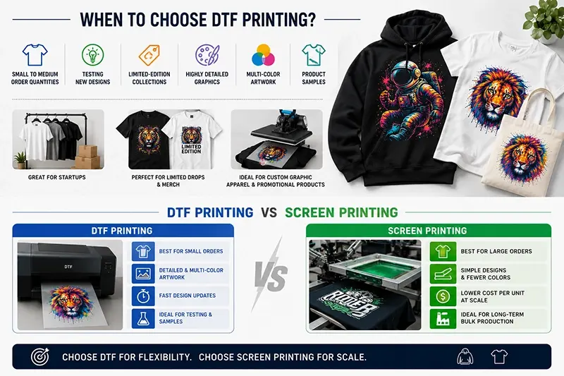 When Should Clothing Brands Choose DTF Printing