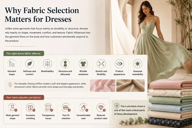 Why Fabric Selection Matters for Dresses