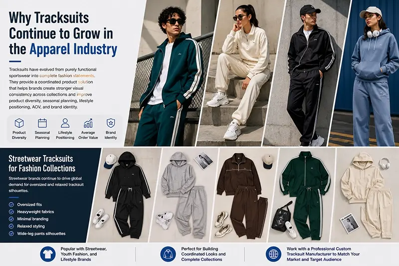 Why Tracksuits Continue to Grow in the Apparel Industry