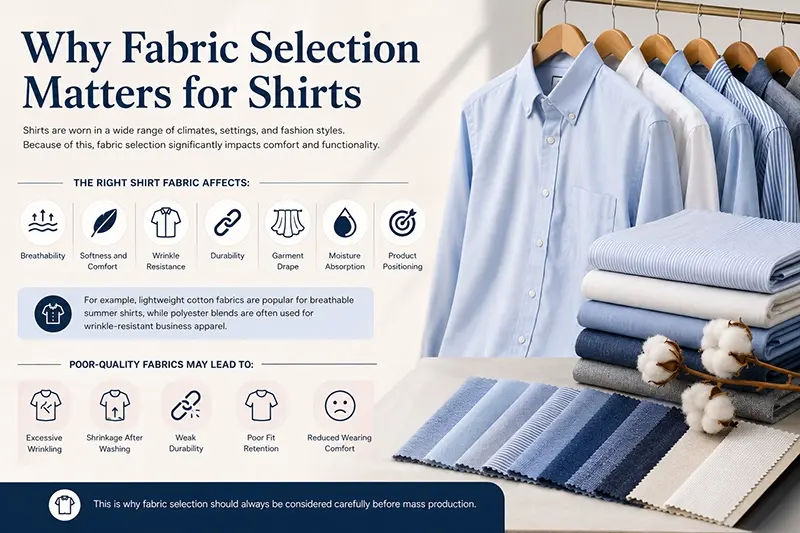 Why Fabric Selection Matters for Shirts
