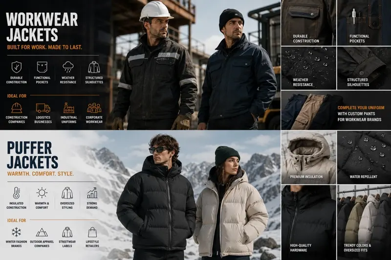 Workwear Jackets for Industrial Businesses