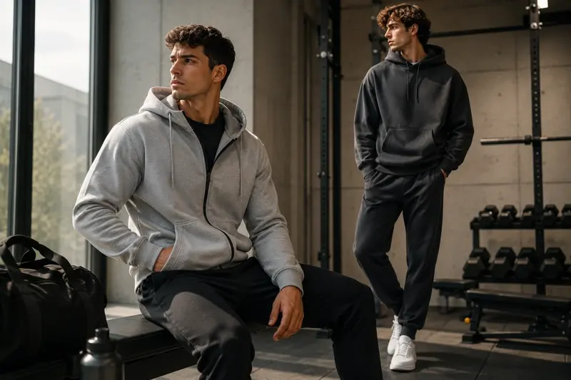 Zip-Up Hoodies for Sportswear Brands