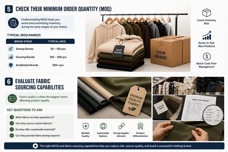 5. Check Their Minimum Order Quantity (MOQ)