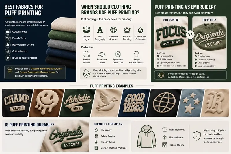 Best Fabrics for Puff Printing