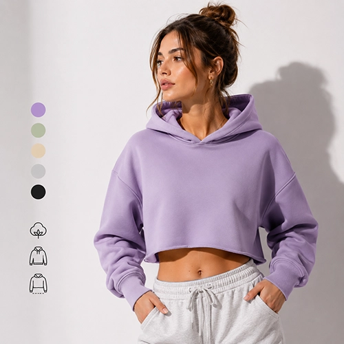 Custom Cropped Hoodie
