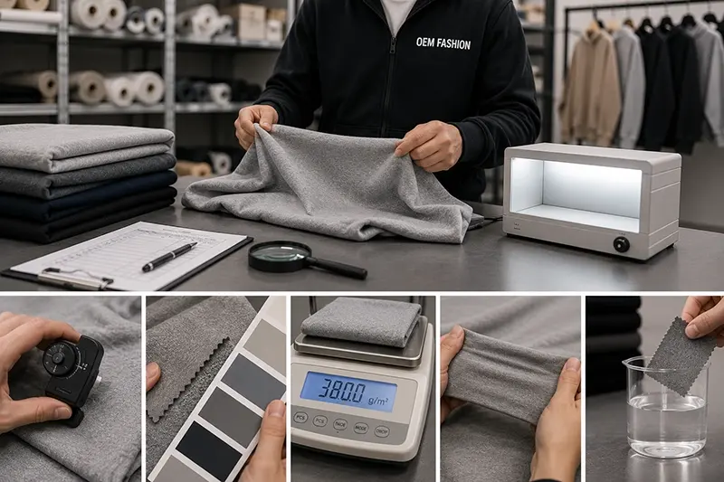 How We Inspect Fabric Before Hoodie Production