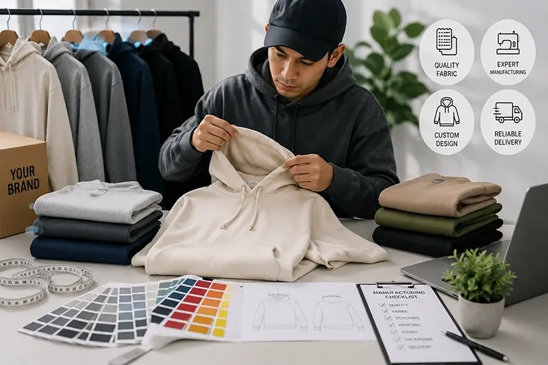 How to Choose a Custom Hoodie Manufacturer for Your Clothing Brand 1