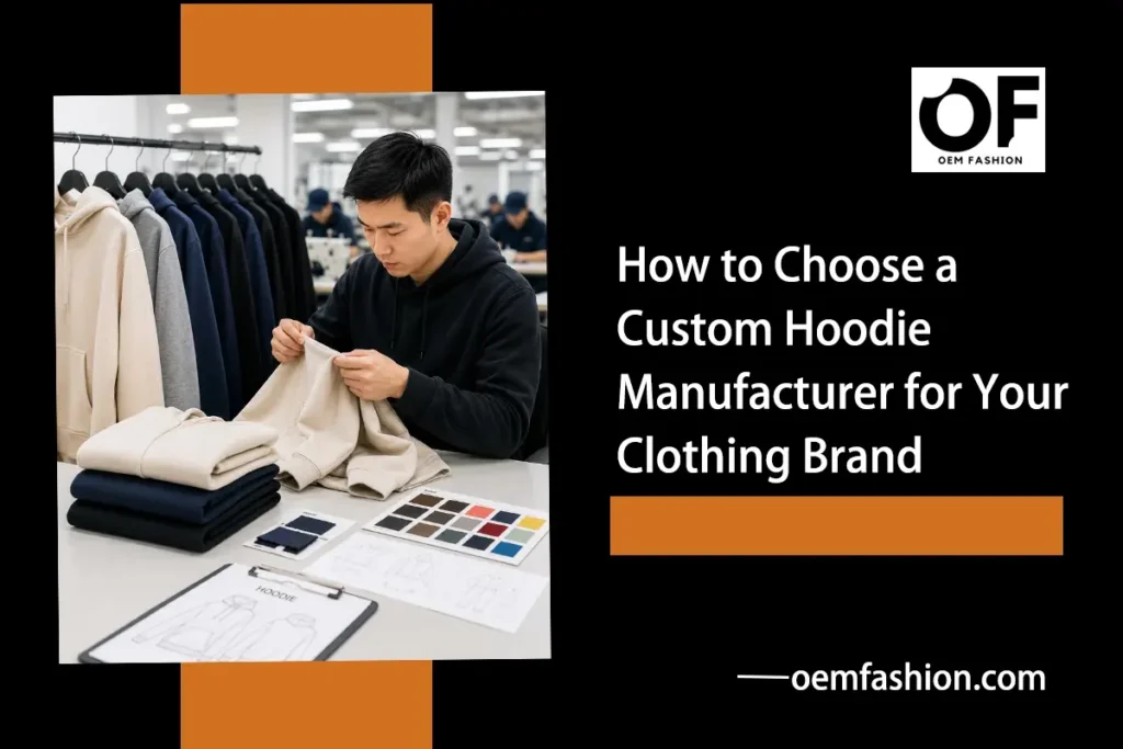 How to Choose a Custom Hoodie Manufacturer for Your Clothing Brand