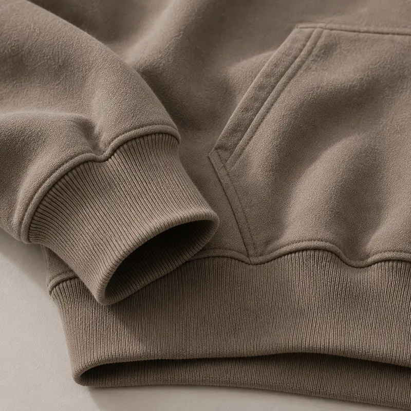 Ribbed Cuffs & Hem