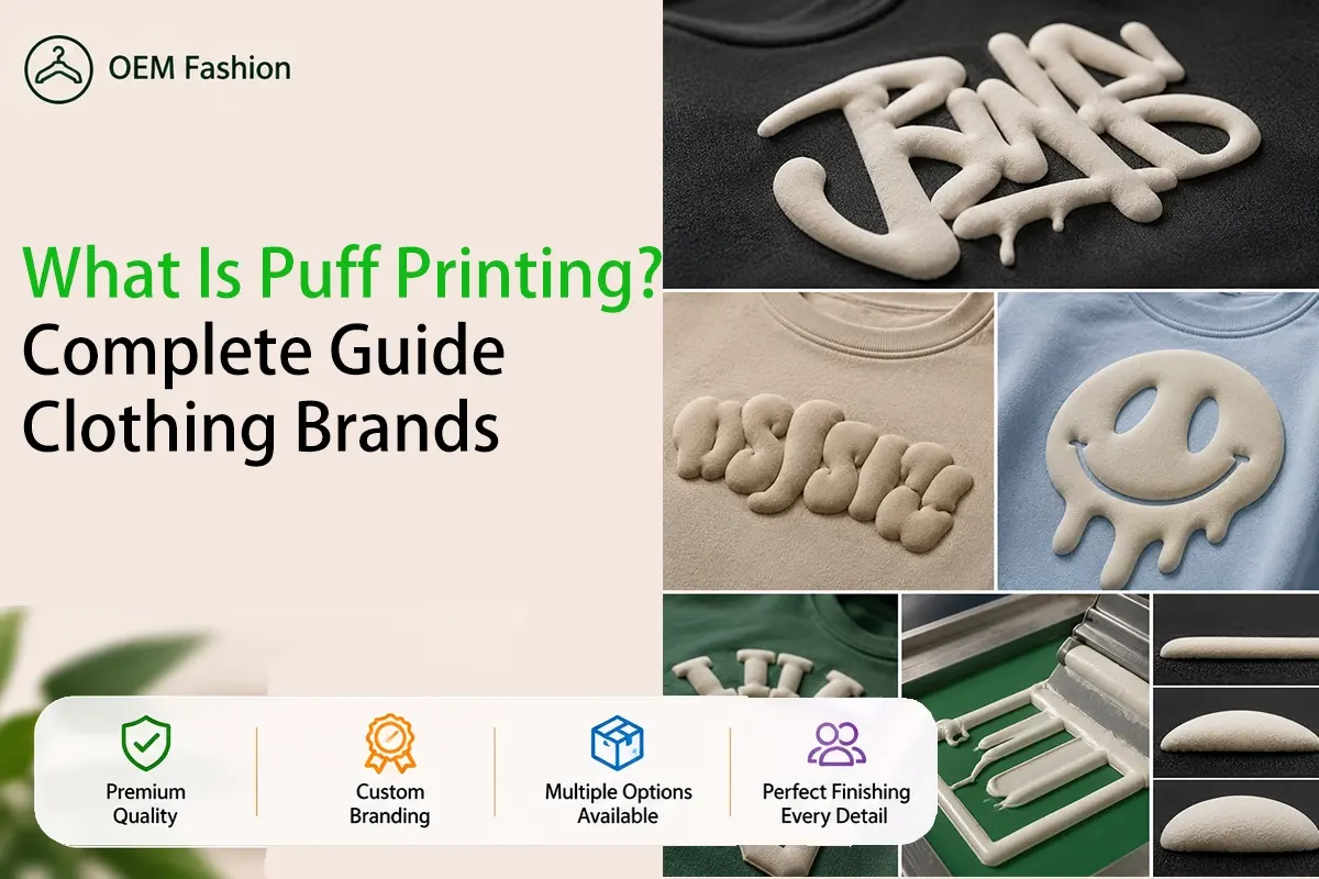 What Is Puff Printing Complete Guide for Clothing Brands