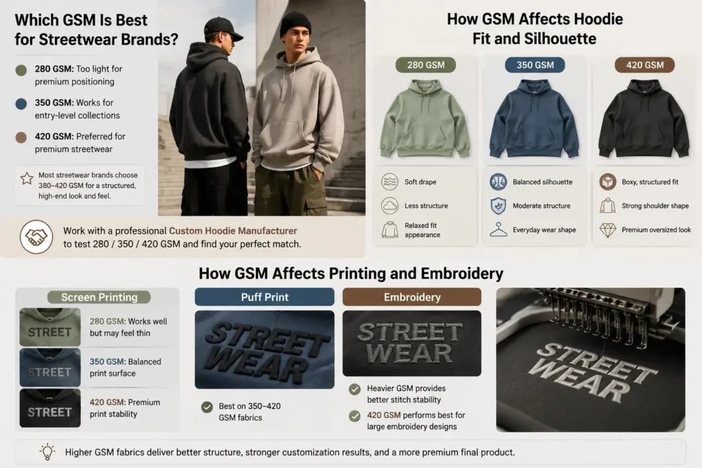 Which GSM Is Best for Streetwear Brands