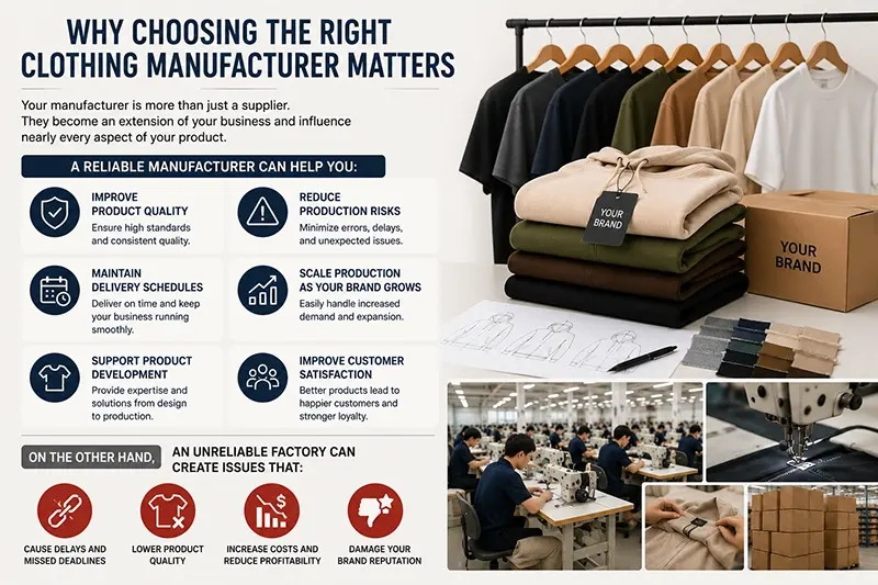 Why Choosing the Right Clothing Manufacturer Matters