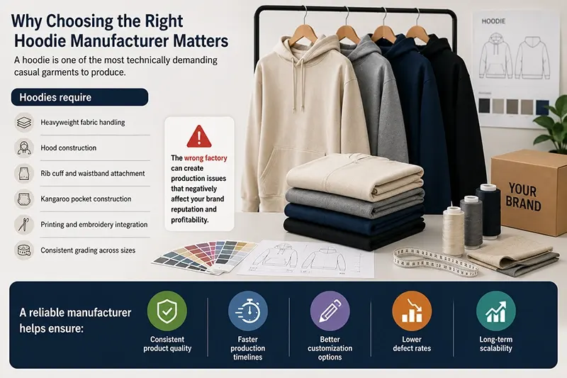 Why Choosing the Right Hoodie Manufacturer Matters