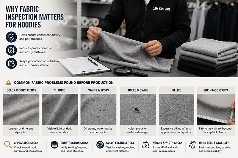 Why Fabric Inspection Matters for Hoodies